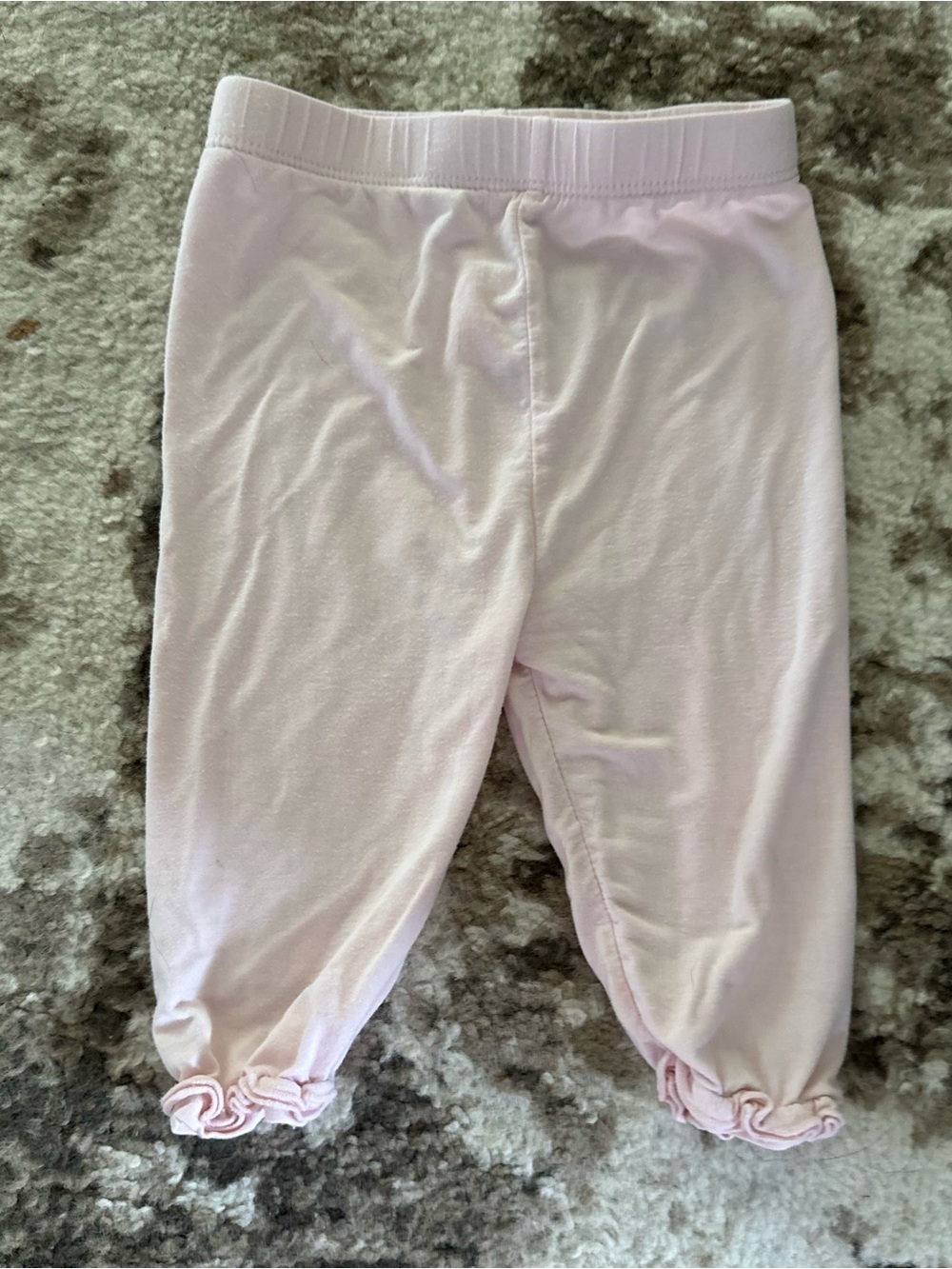 Magnetic Me Light Pink Baby Leggings with Ruffle Ankles